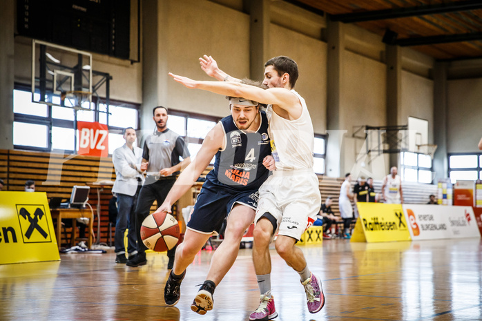 Basketball, Basketball Zweite Liga, Playoff: Viertelfinale 3. Spiel, Mattersburg Rocks, BBC Nord Dragonz, Ognjen Drljaca (4)
