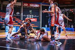 Basketball, Win2Day Superliga 2022/23, 2. Platzierungsrunde, BC Vienna, Klosterneuburg Dukes, Kevin Bracy-Davies (0), Jozo Rados (3)