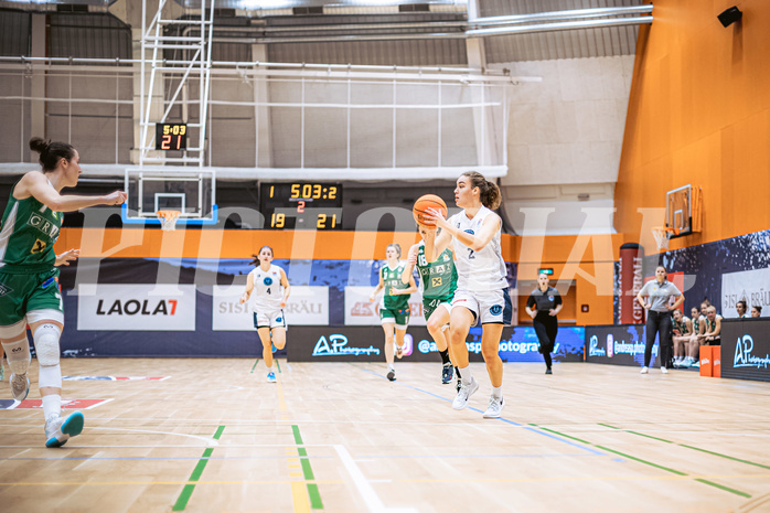 Basketball, Win2Day Basketball Damen Superliga 2022/23, Grunddurchgang 6.Runde, Vienna D.C. Timberwolves, UBI Holding Graz, Cristina Nino (2)
