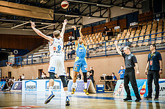 Basketball, bet-at-home Basketball Superliga 2020/21, Viertelfinale Spiel 1, Oberwart Gunners, SKN St. Pölten, 