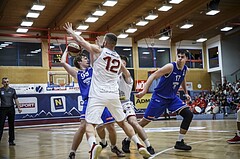 Basketball, Admiral Basketball Superliga 2019/20, Grunddurchgang 7.Runde, Traiskirchen Lions, D.C. Timberwolves, Jonas John (99)