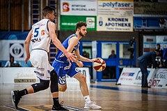 Basketball, ABL 2018/19, Playoff HF Spiel 1, Oberwart Gunners, Gmunden Swans, Lukas Schartmüller (11)