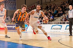 Basketball, ABL 2017/18, Grunddurchgang 17.Runde, Oberwart Gunners, Klosterneuburg Dukes, Louis Dabney Jr. (5)