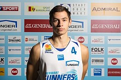 Basketball, ABL 2017/18, Teampictures, Oberwart Gunners, , Jakob Szkutta (4)