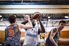 Basketball, ABL 2018/19, Grunddurchgang 23.Runde, Oberwart Gunners, Fürstenfeld Panthers, Christopher Tawiah (14)