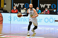 Basketball Superliga 2020/21, Grunddurchgang 8. Runde Flyers Wels vs. BC Vienna, Christian Von Fintel (27)


