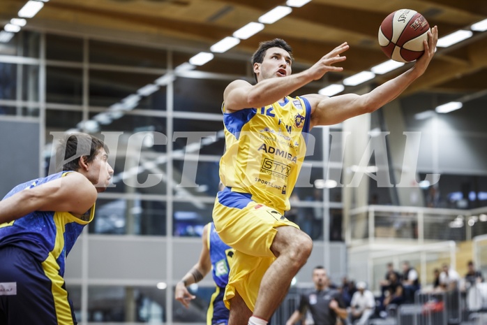 Basketball, Admiral Basketball Superliga 2019/20, Grunddurchgang 1.Runde, SKN St. Pölten Basketball, UBSC Raiffeisen Graz, Florian Trmal (12)