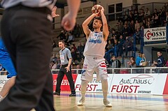 Basketball, ABL 2017/18, Grunddurchgang 20.Runde, Oberwart Gunners, UBSC Graz, Benjamin Blazevic (12)