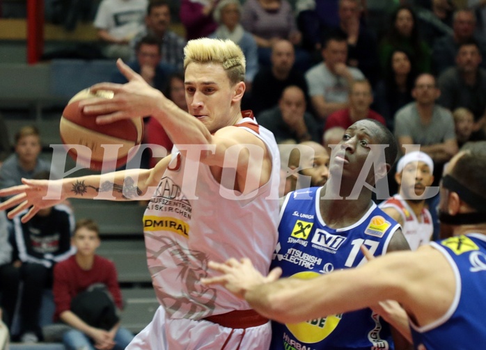 10.02.2019 Basketball ABL 2018/19 Grunddurchgang 23.Runde Traiskirchen Lions vs Gmunden Swans Im Bild: