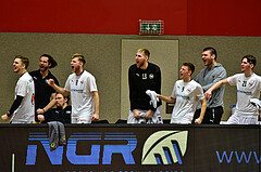Basketball Superliga 2020/21, Grunddurchgang 13. Runde Flyers Wels vs. Oberwart, Konstantin Waser (8), Tomas Rimsa (13), Danilo Tepic (9), Elvir Jakupovic (21),