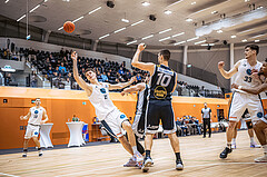 Basketball, Basketball Austria Cup 2022/23, Viertelfinale, Vienna Timberwolves, Gmunden Swans, Jakob Lohr (12)