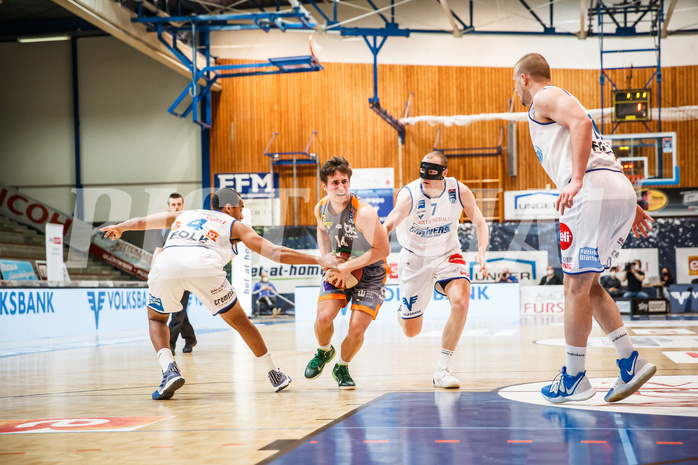 Basketball, bet-at-home Basketball Superliga 2020/21, Platzierungsrunde, 2. Runde, Oberwart Gunners, Klosterneuburg Dukes, Valentin Bauer (14)