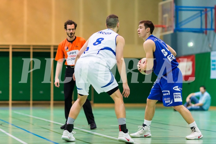 Basketball, ABL 2016/17, CUP 2.Runde, Blue Devils Wr. Neustadt, Oberwart Gunners, Jakob Szkutta (4), Christian Kornfeld (8)