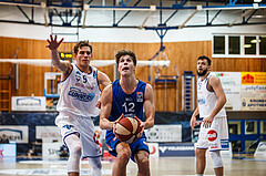 Basketball, bet-at-home Basketball Superliga 2020/21, Grunddurchgang 11. Runde, Oberwart Gunners, Vienna DC Timberwolves, Jakob Lohr (12)