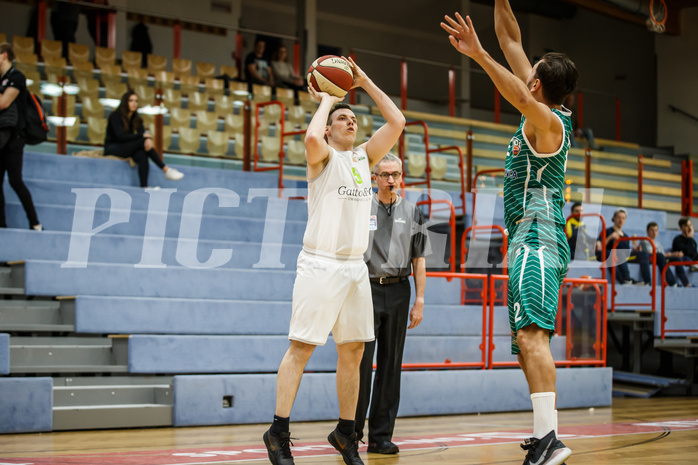 Basketball, Basketball Zweite Liga, Grunddurchgang 22.Runde, Basket Flames, KOS Celovec, Stefan Obermann (5)