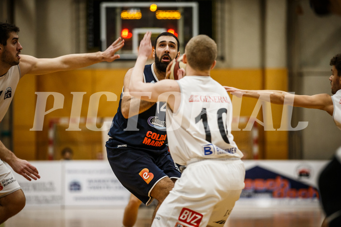 Basketball, Basketball Zweite Liga, Playoffs Viertelfinale 1. Spiel, Mattersburg Rocks, Mistelbach Mustangs, Filip Petrovic (14)