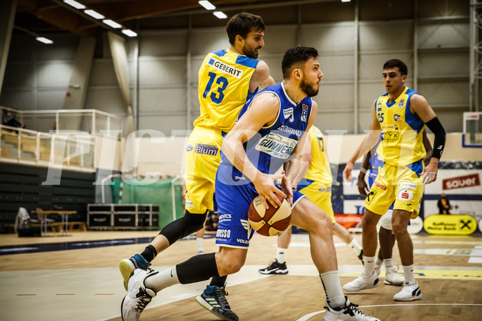 Basketball, bet-at-home Basketball Superliga 2019/20, Viertelfinale 4. Spiel, SKN St. Pölten Basketball, Oberwart Gunners, Ignas Fiodorovas (5)