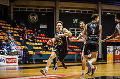 Basketball, bet-at-home Basketball Superliga 2020/21, Grunddurchgang 17.Runde, BC Vienna, Flyers Wels, Jan Razdevsek (4)