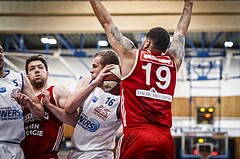 Basketball, ABL 2018/19, Playoff VF Spiel 1, Oberwart Gunners, BC Vienna, Renato Poljak (16)