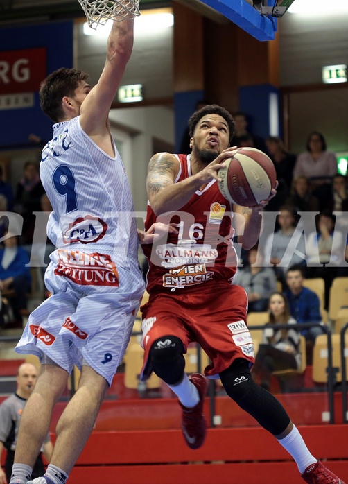 Basketball ABL 2015/16 Grunddurchgang 24.Runde Kapfenberg Bulls vs BC Vienna
