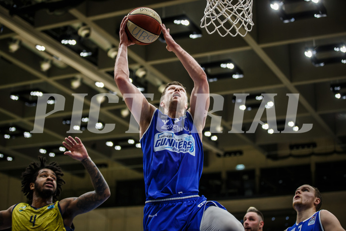 Basketball, Admiral Basketball Superliga 2019/20, Grunddurchgang 9.Runde, UBSC Graz, Oberwart Gunners, Andrius Mikutis (5)