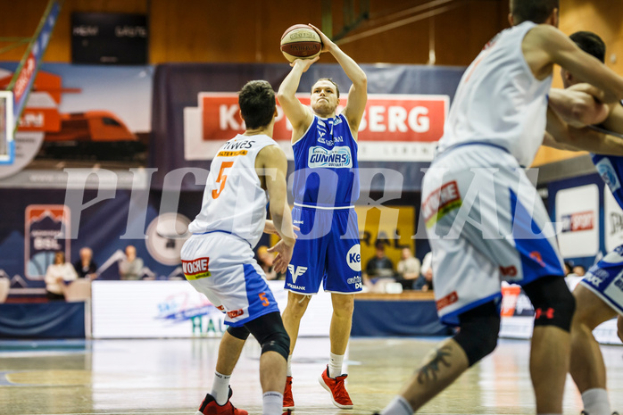 Basketball, Basketball Austria Cup, Achtelfinale, Kapfenberg Bulls, Oberwart Gunners, Sebastian Käferle (7)