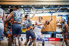 Basketball, bet-at-home Basketball Superliga 2020/21, Grunddurchgang, 8. Runde, Oberwart Gunners, Klosterneuburg Dukes, Edi Patekar (9)