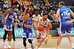 Basketball Superliga 2022/23, 4. Plazierungsrunde Klosterneuburg Dukes vs. Oberwart Gunners


