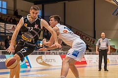 Basketball, ABL 2017/18, Grunddurchgang 23.Runde, Oberwart Gunners, Traiskirchen Lions, Ramiz Suljanovic (17)