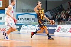 Basketball, ABL 2016/17, Grunddurchgang 22.Runde, Oberwart Gunners, Klosterneuburg Dukes, Nemanja Zdravkovic (15), Georg Wolf (10)