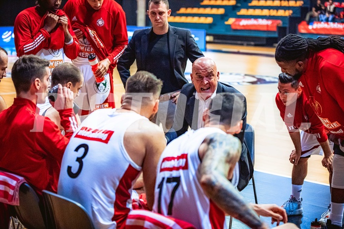 Basketball, Win2Day Superliga 2022/23, Grunddurchgang 3.Runde, BC GGMT Vienna, CITIES Panthers Fürstenfeld, Aramis Naglic (Head Coach)