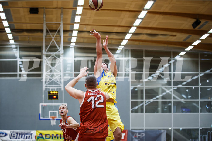Basketball, Admiral Basketball Superliga 2019/20, Grunddurchgang 18.Runde, SKN St. Pölten Basketball, Traiskirchen Lions, Florian Trmal (12)