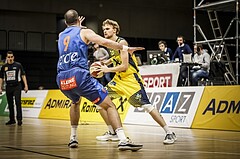 Basketball, ABL 2018/19, Grunddurchgang 17.Runde, UBSC Graz, Kapfenberg Bulls, Ian Moschik (12)