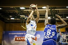 Basketball, ABL 2018/19, Grunddurchgang 16.Runde, Kapfenberg Bulls, Oberwart Gunners, Elijah Wilson (4)