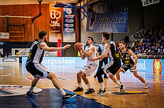 Basketball, Basketball Austria Cup 2022/23, Halbfinale 1, Oberwart Gunners, Gmunden Swans, Derek Hanes (14)