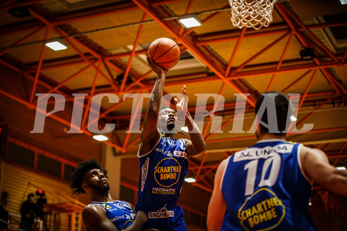 Basketball, Basketball Austria, Cup Final Four 2021/22 
Halbfinale 2, BC Vienna, Gmunden Swans, Cederic Anders (2)