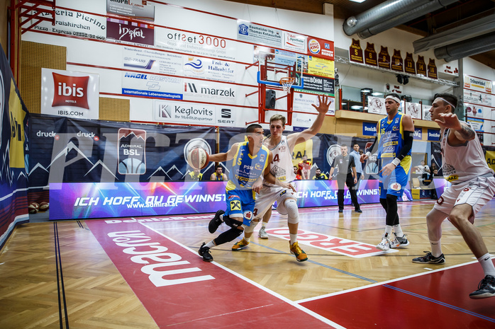 Basketball, Admiral Basketball Superliga 2019/20, Grunddurchgang 9.Runde, Traiskirchen Lions, SKN St. Pölten, Philip Jalalpoor (5)