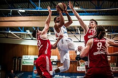 Basketball, ABL 2017/18, Grunddurchgang 27.Runde, Oberwart Gunners, BC Vienna, Jerome Seagears (5)
