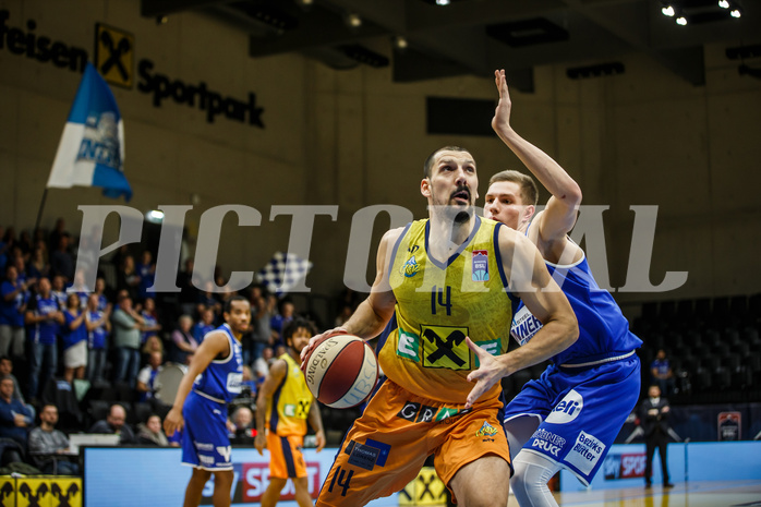 Basketball, Admiral Basketball Superliga 2019/20, Grunddurchgang 9.Runde, UBSC Graz, Oberwart Gunners, Matija Poscic (14)