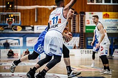 Basketball, ABL 2018/19, Playoff HF Spiel 1, Oberwart Gunners, Gmunden Swans, Matthias Linortner (12)