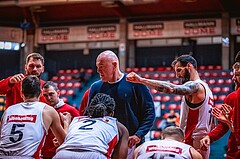 Basketball, Win2Day Superliga 2022/23, 1. Platzierungsrunde, BC Vienna, Flyers Wels, Aramis Naglic (Head Coach)