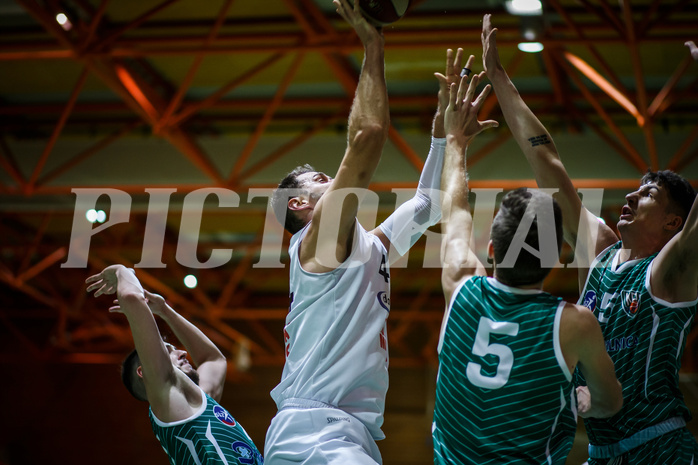 Basketball, Basketball Zweite Liga, Grunddurchgang 16.Runde, BBC Nord Dragonz, KOS Celovec, Fuad Memcic (44)