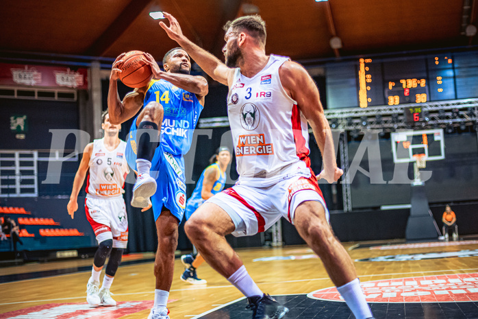 Basketball, Win2Day Superliga 2022/23, Grunddurchgang 7.Runde, BC GGMT Vienna, SKN St. Pölten, Michael Holton Jr. (14), Jozo Rados (3)