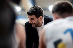 Basketball, Basketball Superliga 2022/23, Platzierungsrunde 3, Oberwart Gunners, BC Vienna, Horst Leitner (Coach)