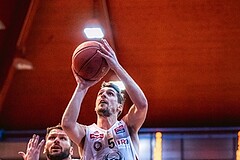 Basketball, Win2Day Superliga 2022/23, 2. Platzierungsrunde, BC Vienna, Klosterneuburg Dukes, Bogic Vujosevic (5)