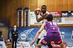 Basketball, ABL 2018/19, Grunddurchgang 33.Runde, Oberwart Gunners, Vienna DC Timberwolves, Christopher Tawiah (14)