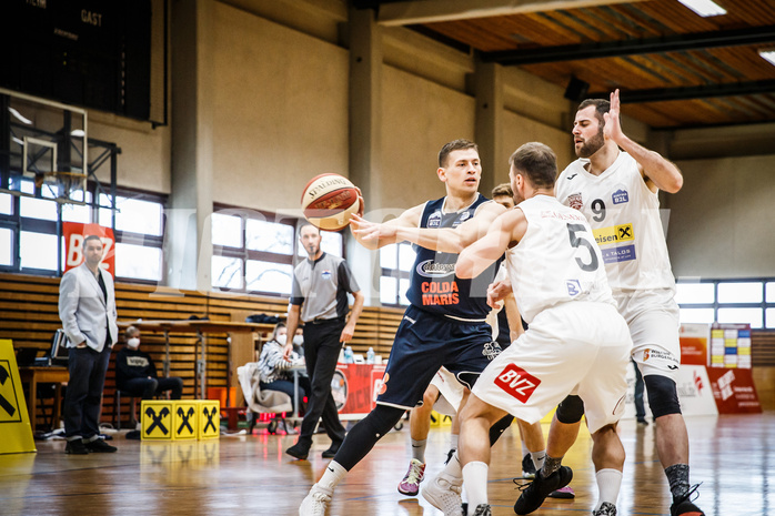 Basketball, Basketball Zweite Liga, Playoff: Viertelfinale 3. Spiel, Mattersburg Rocks, BBC Nord Dragonz, Dragisa Najdanovic (7)