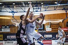 Basketball, Admiral Basketball Superliga 2019/20, Grunddurchgang 3.Runde, Oberwart Gunners, Flyers Wels, Renato Poljak (16)