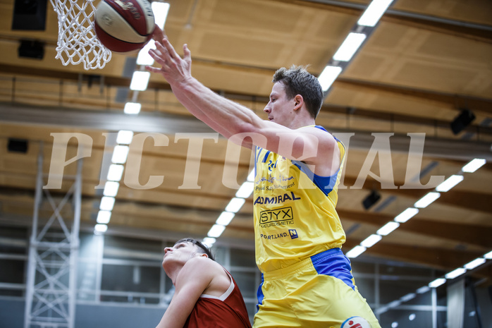 Basketball, Admiral Basketball Superliga 2019/20, Grunddurchgang 18.Runde, SKN St. Pölten Basketball, Traiskirchen Lions, Paul Koroschitz (77)