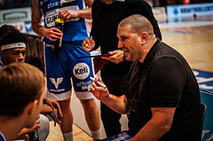 Basketball, win2day Basketball Superliga 2022/23, Grunddurchgang Runde 4, Oberwart Gunners, BC Vienna, Horst Leitner (Coach)